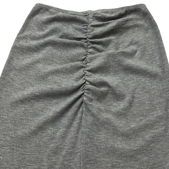 SKIMS‎ Soft Lounge Ruched Long Skirt Heather Gray XXS - Picture 5 of 11